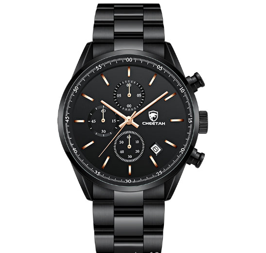 Montre Quartz multifonctionnelle pour hommes Business Leisure