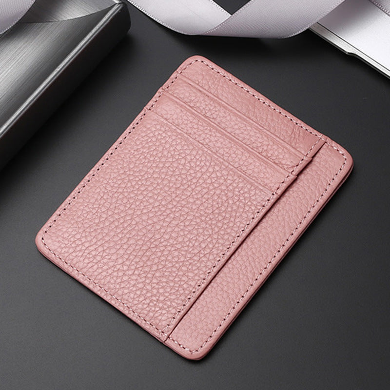 Porte-cartes en cuir Premier calque Porte-cartes en cuir