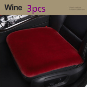 Siège auto En peluche d'hiver Coussin carré monoplace