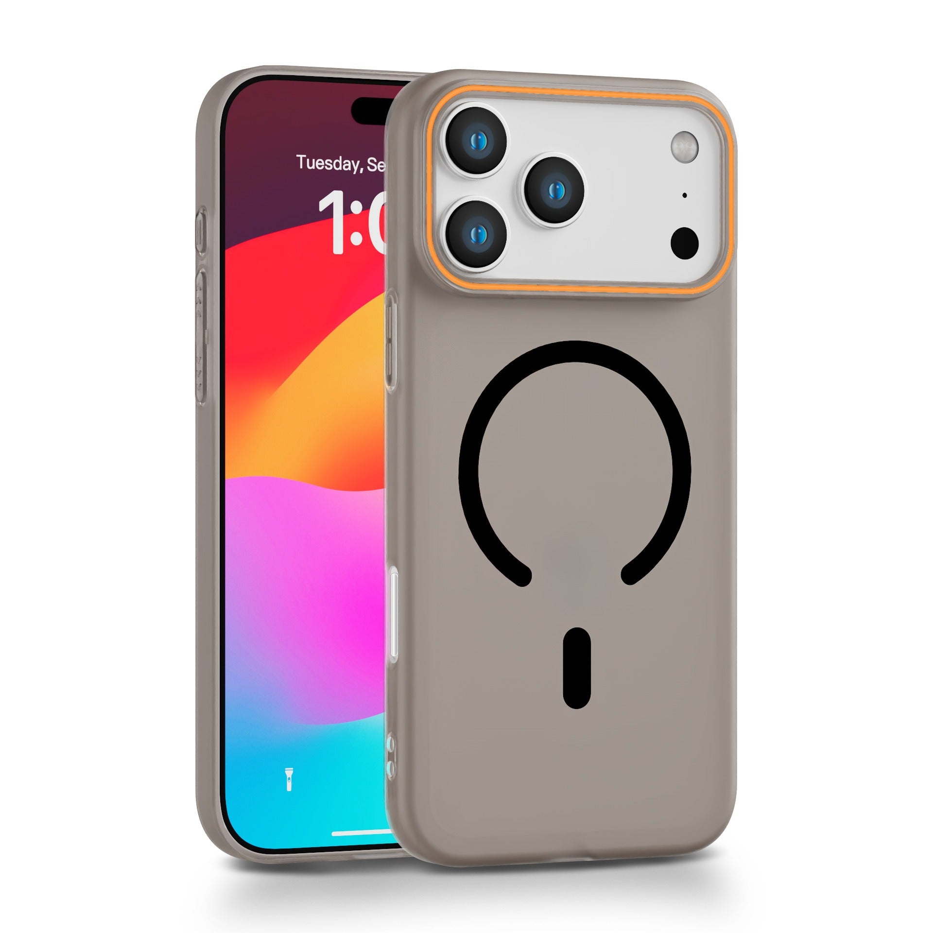 PC Mist de glace magnétique cas de téléphone givré