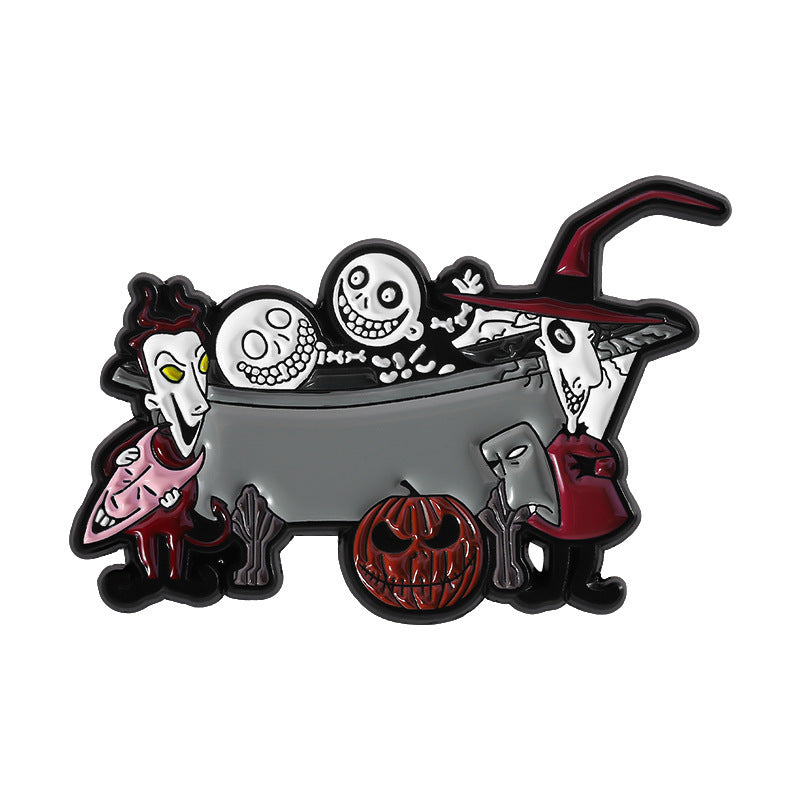 Devis Lettre Français Brooches Créatives Badges et Pins