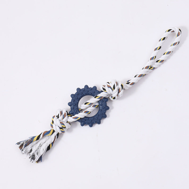 Pet R Jouet Coton Chien Dentition Durable Noyau à mâcher