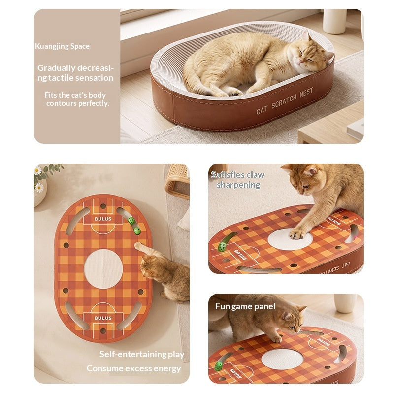 Cat Scratcher Cat Bed Jouets d'autodivertissement pour les chats
