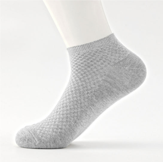 Chaussettes mi-calf escamotables et respirantes pour hommes