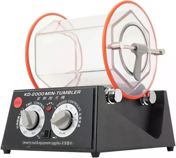 Rock Tumbler polissant machine à bijoux pierre polisseur avec perles 220V EU Plug