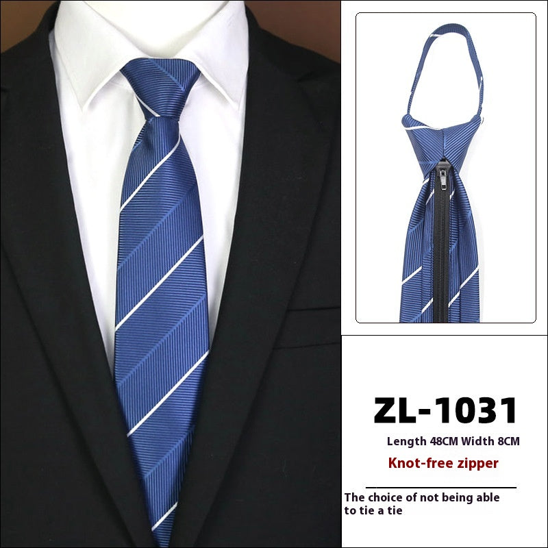 L'usure formelle pour hommes Business Zipper Tie-free