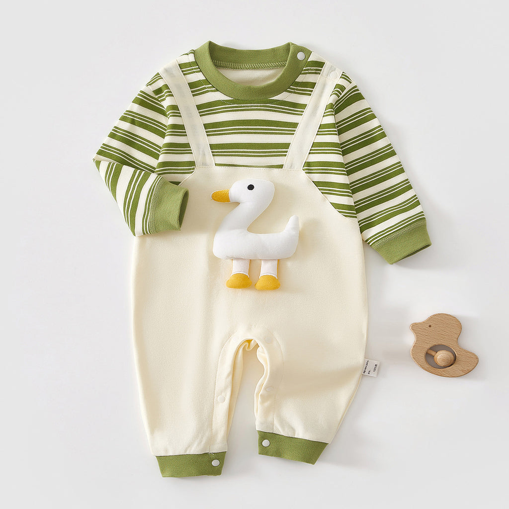 Cartoon Imprimer Bodysuit pour bébé et tout-petit à manches longues