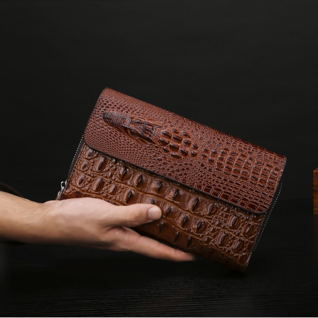 Sac de téléphone mobile à double couche pour hommes