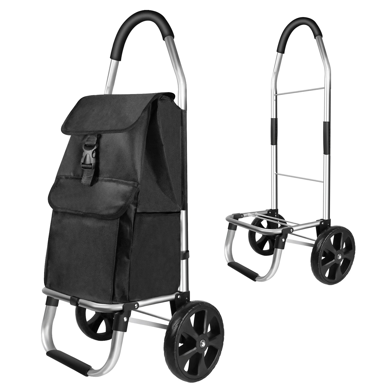 40L Chariot de shopping léger 2 roues
