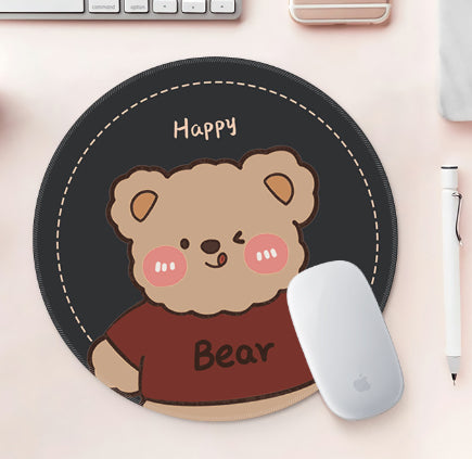 Pad souris mignon-ours brun modèle-1 pièce