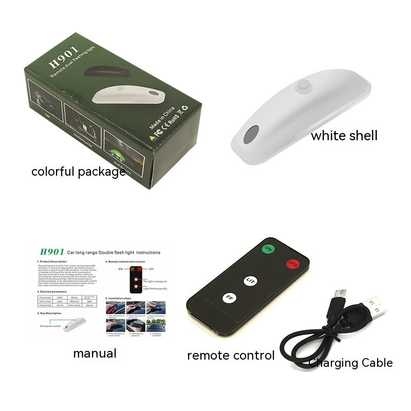 Voiture Remote Pilot Light Rain Fog Météo Anti-collision Aide Strobe Light
