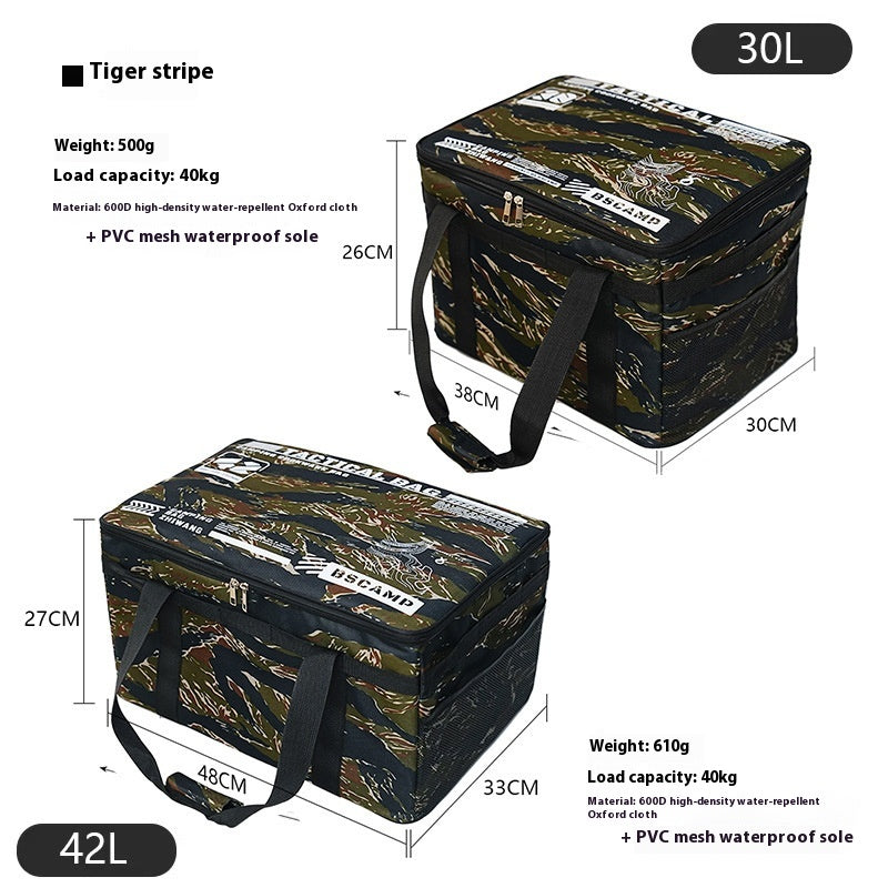 Sac de rangement pour outils de camping de grande capacité