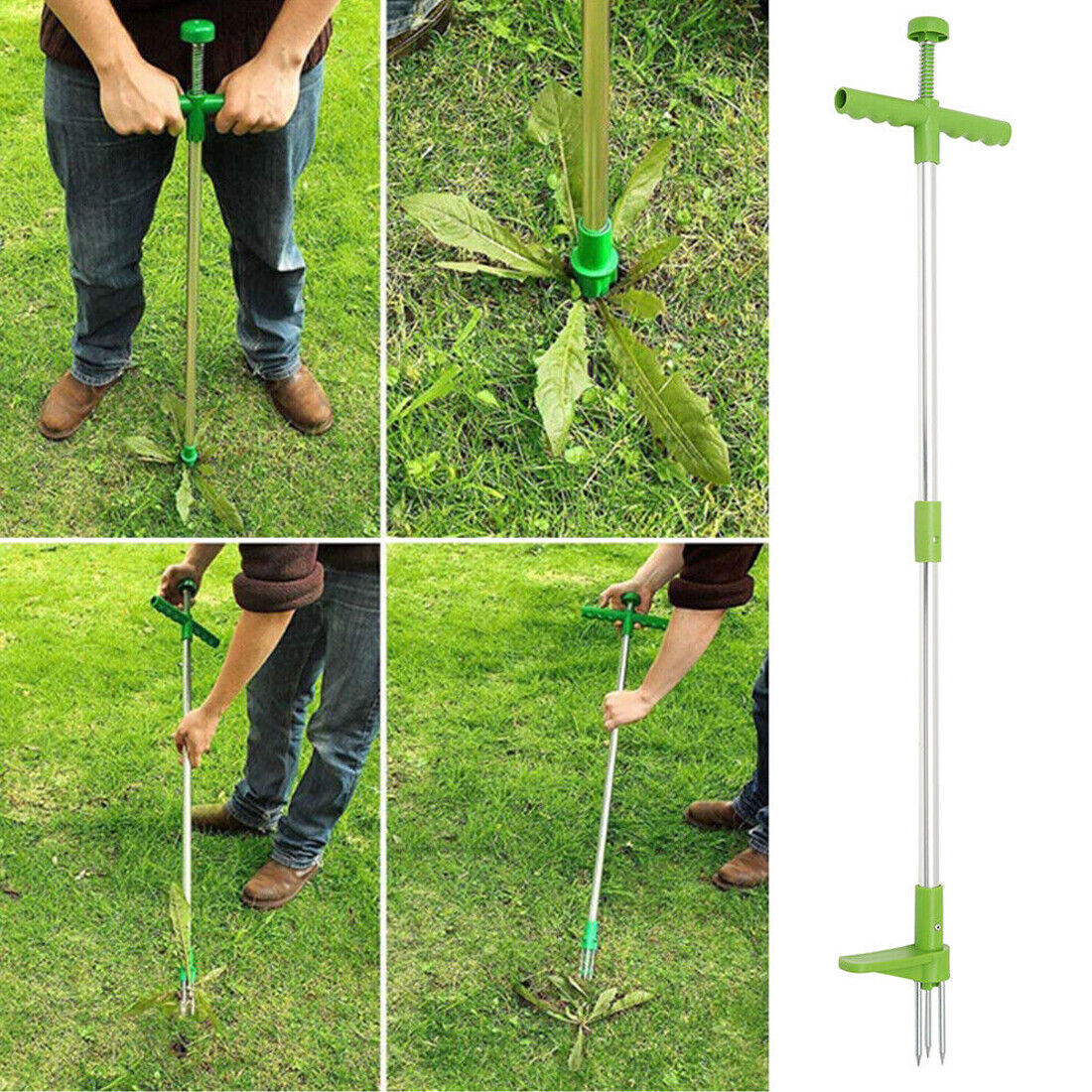 Puller de mauvaises herbes Weeder Twister Twist Pulp Claw Garden Lawn Root Killer Remover Tool