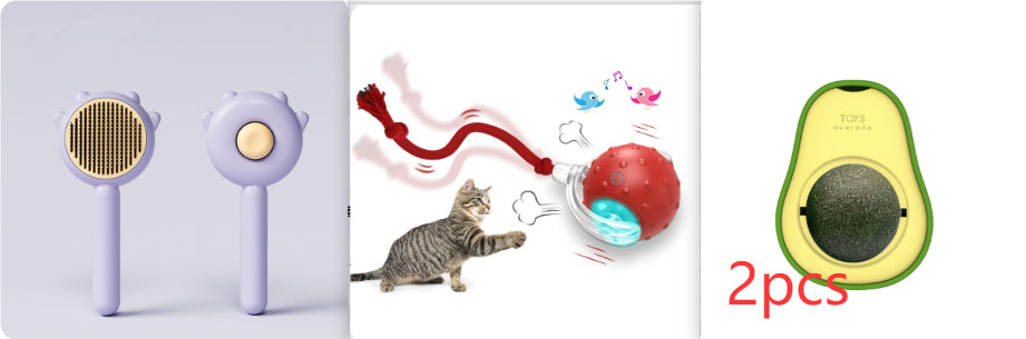 Avocat Cat Mint Multifonctionnel Catnip Toy 360 Rotation Auto-guérison Artefact Pet Supplie