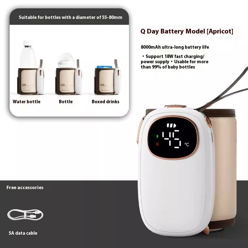 Température constante Alimentation Couverture de bouteille lait chaud lait de nuit Artifact sortir Portable Un