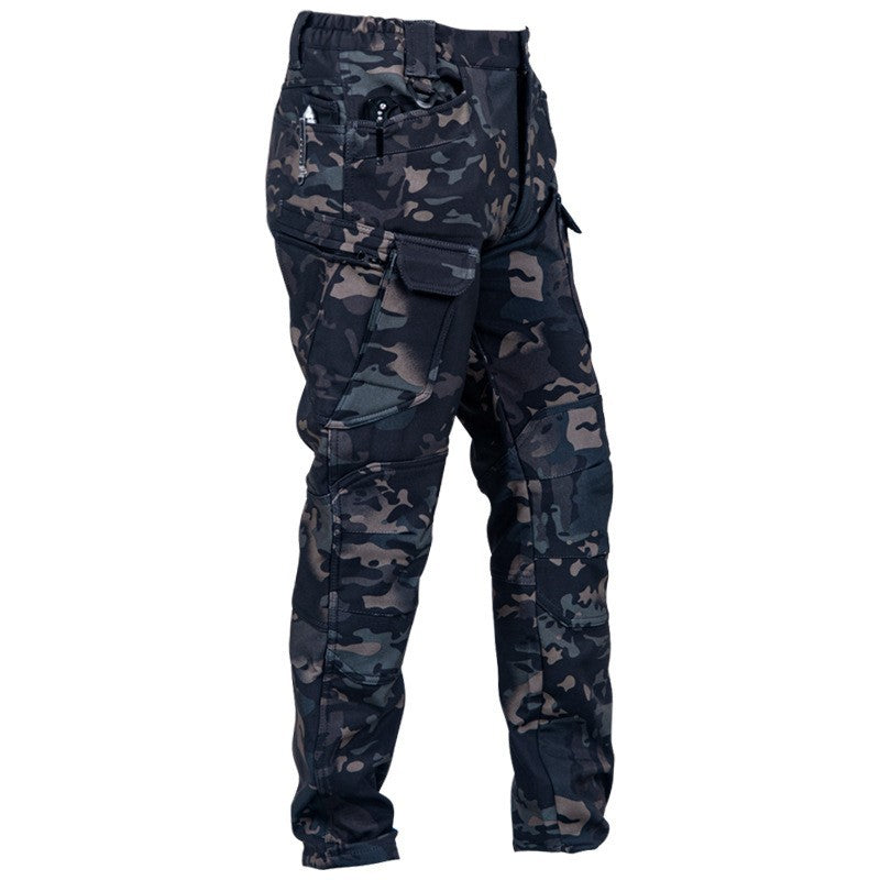 Vente directe en usine Ix7 Pantalon tactique doublé de polaires Veste extérieure d'hiver pour hommes épaissée