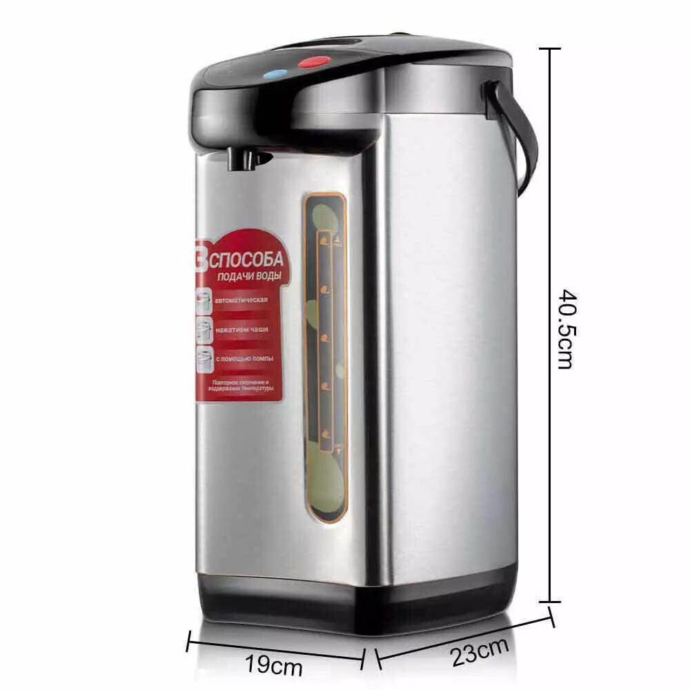 4.3L Distributeur d'eau 304 acier inoxydable 3 réglages de température Arrêt automatique LED