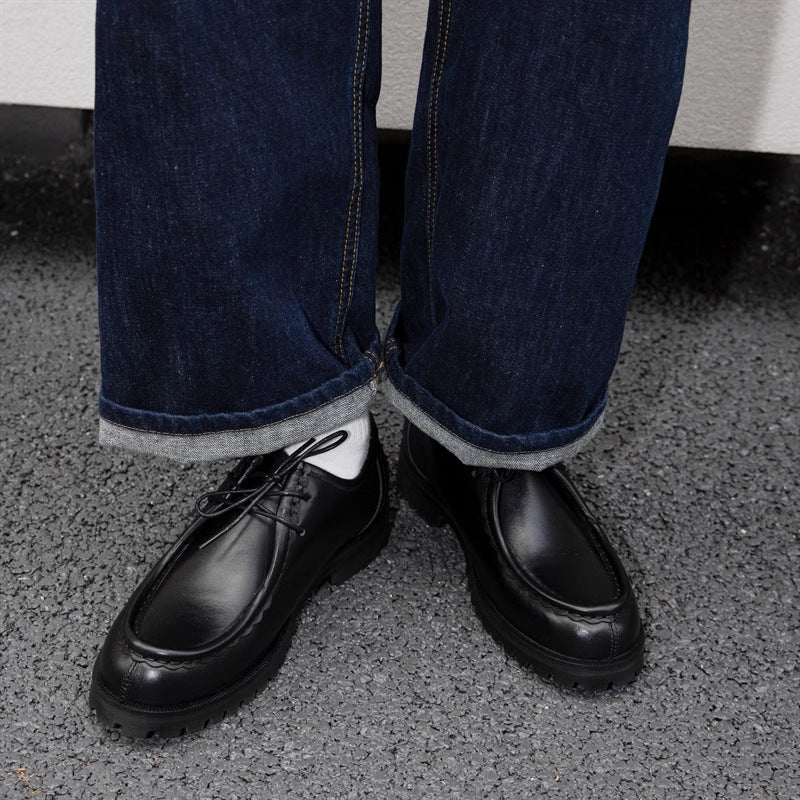 Retro Hommes Chaussures en cuir style Springautumn