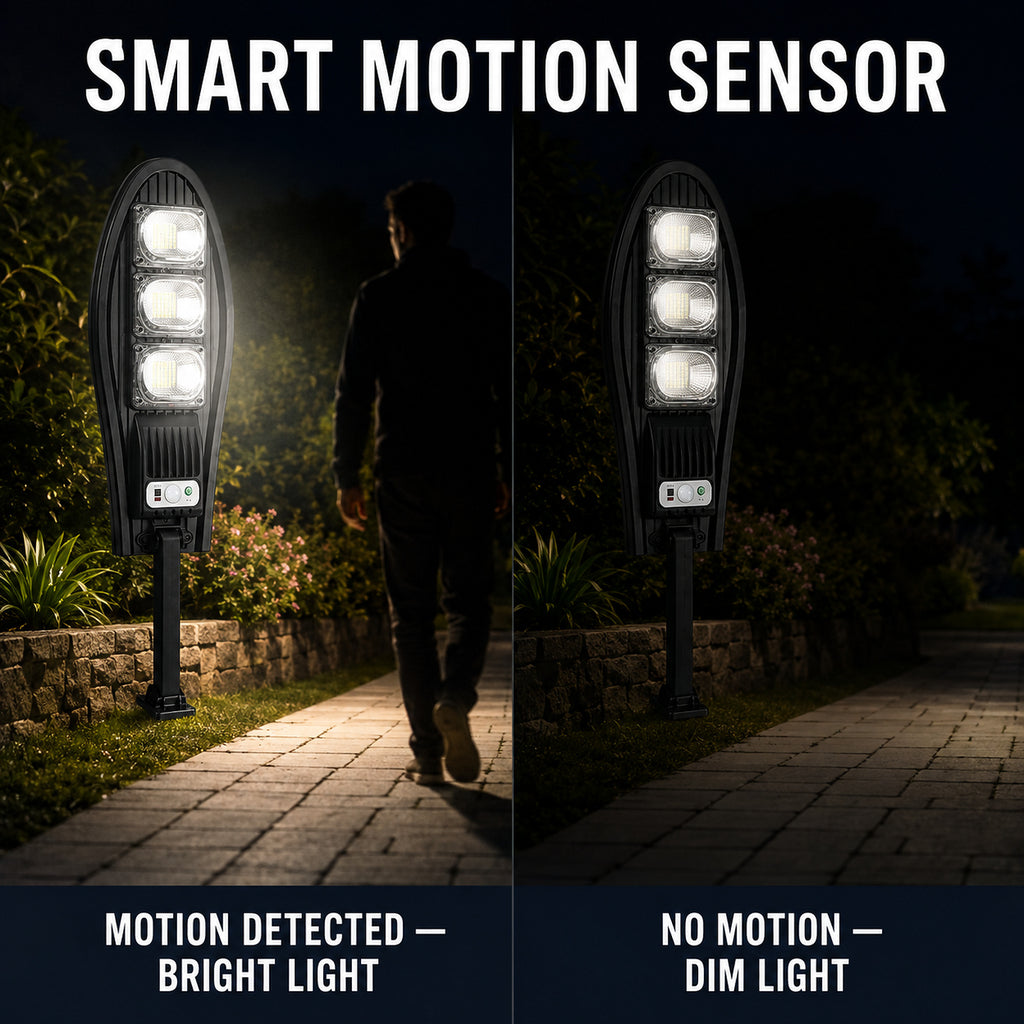 Solar Powered Motion Sensor Waterproof Garden Light W778B For Yard Decoration LED Landscap