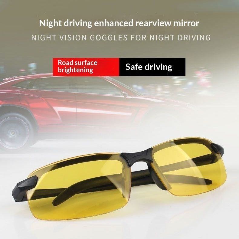 Lunettes de soleil à double usage jour-nuit pour hommes