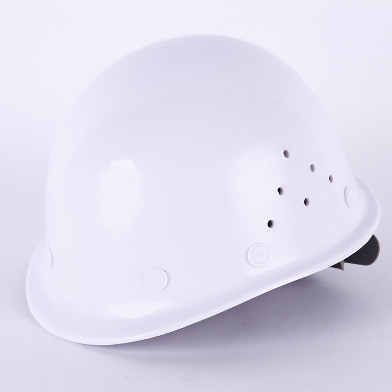 Type d'acier en verre Casque respirant Construction Site Épaisseur Casque anti-smashing