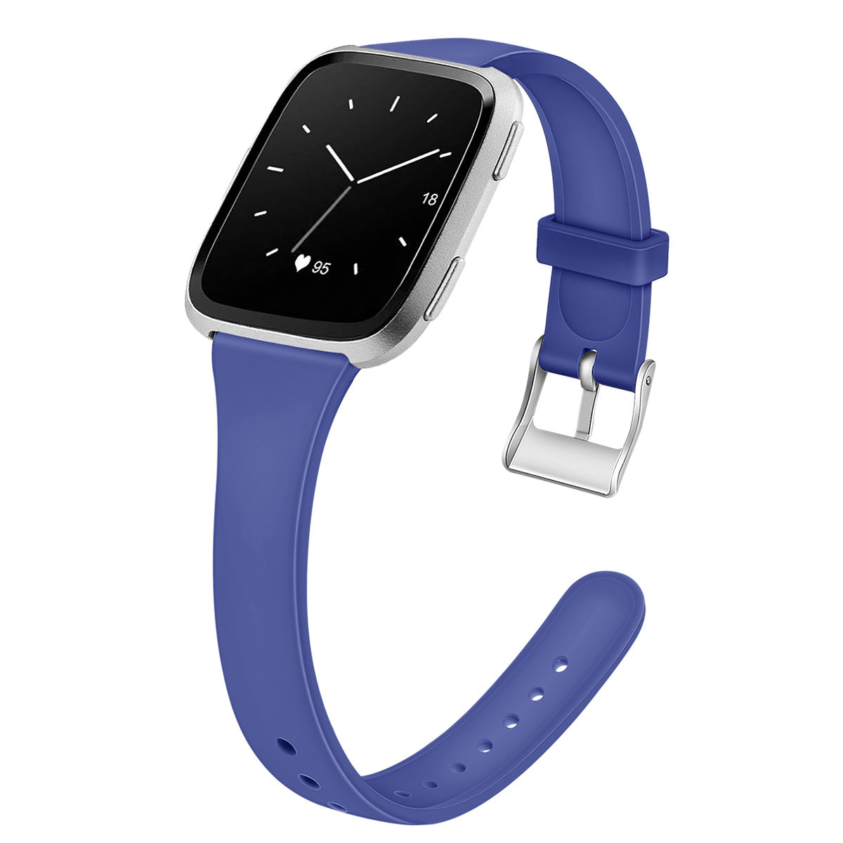 Bracelet en silicone Smart Watch Shrink Silicone Solid Color Watch Band