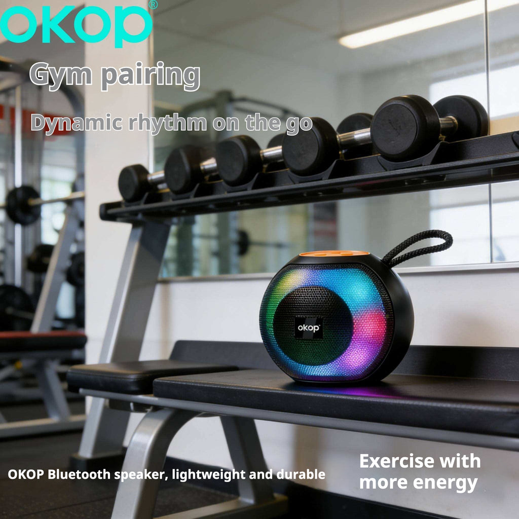KP-586 Haut-parleur Bluetooth sans fil le plus vendu avec poignée portable et RGB Lighting Compa