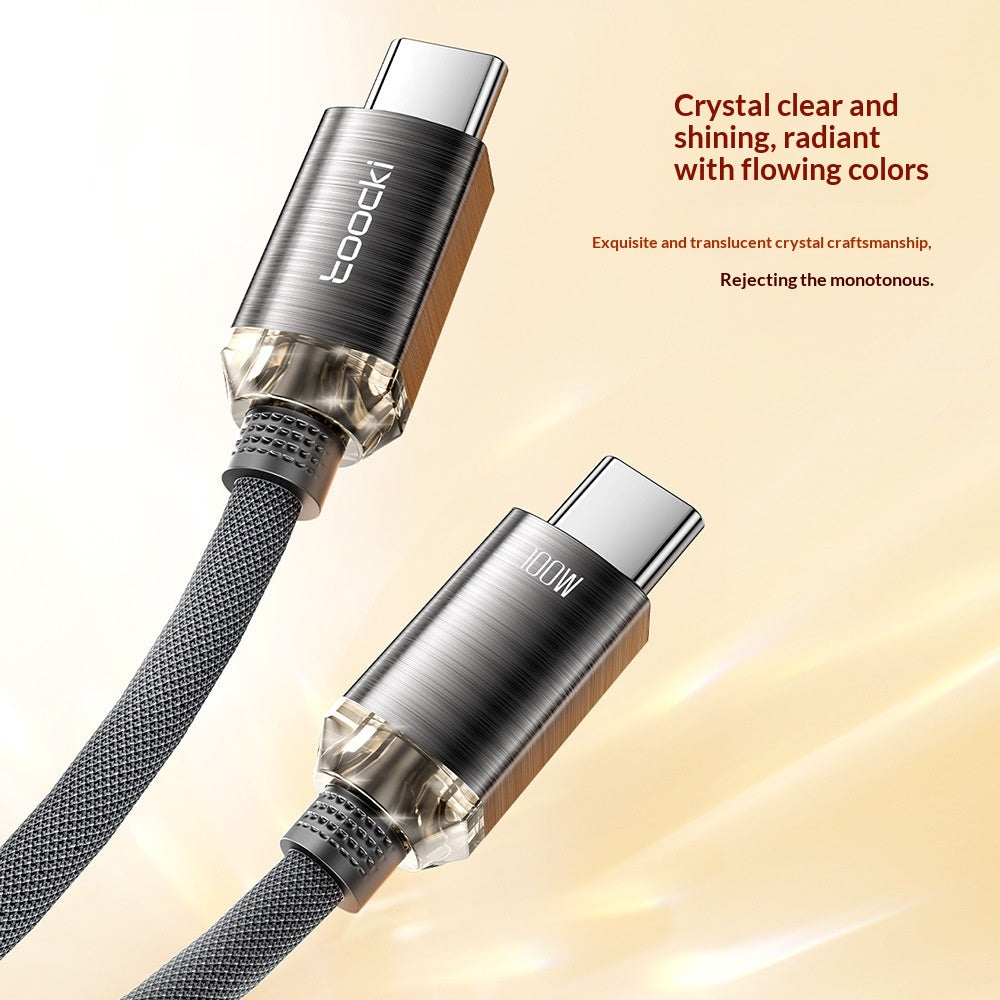 Transparent Fast Charging Data Cable