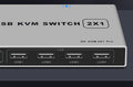 Interrupteur DP2 en 1 sortie 4K60HzDPKVM Convertisseur