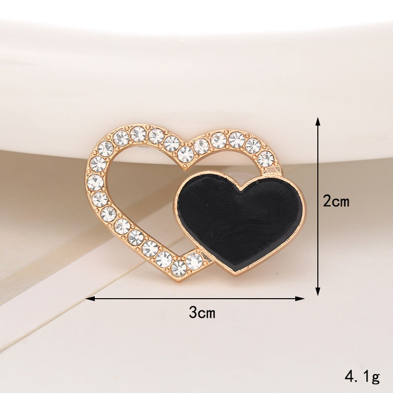 Jeans Button Trou Chaussures Diy Accessoires Bright Crystal Classic Style Ornement Accessoires