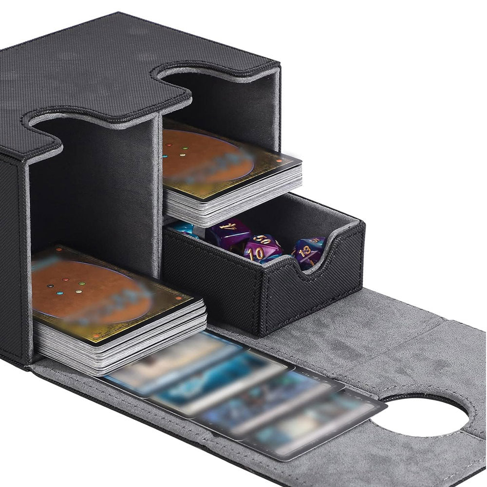 Boîte de rangement avec tiroirs à carte en polyuréthane double couche