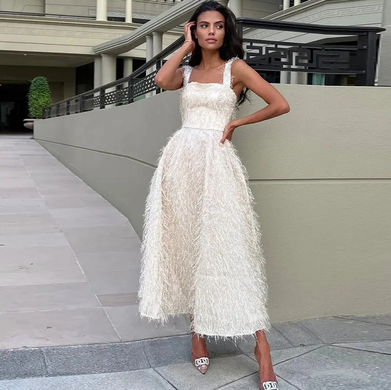 Robe sans manches pour femme
