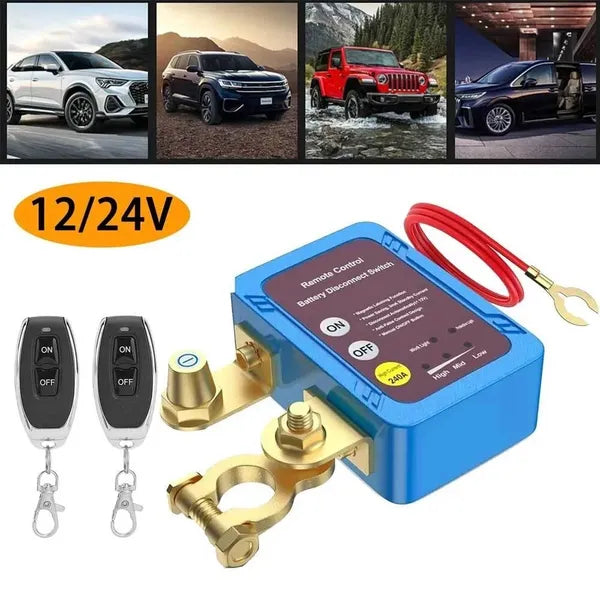 Interrupteur de la batterie de déconnexion de la télécommande sans fil 12v 240A DE