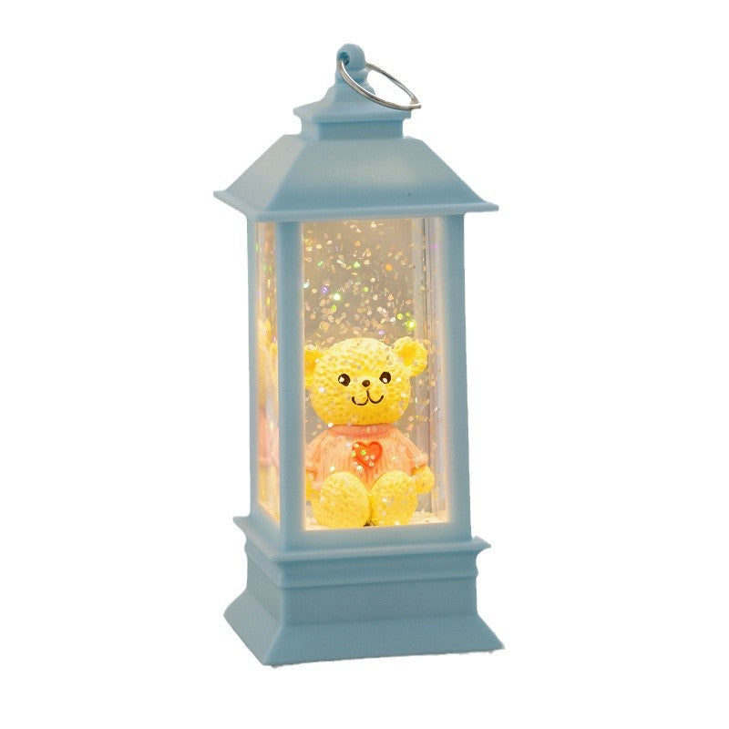 Creative LED injection d'eau Décorations romantiques Lampe de nuit cadeau de la Saint-Valentin pour fille