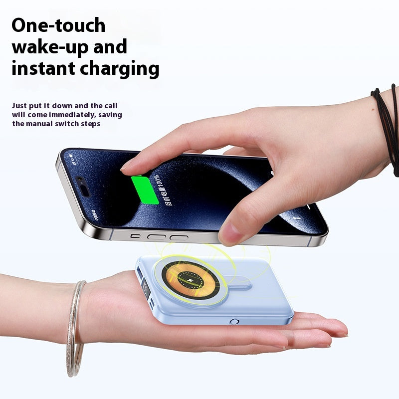 Large Capacity Spring Magnetic Self-Contained Power Bank