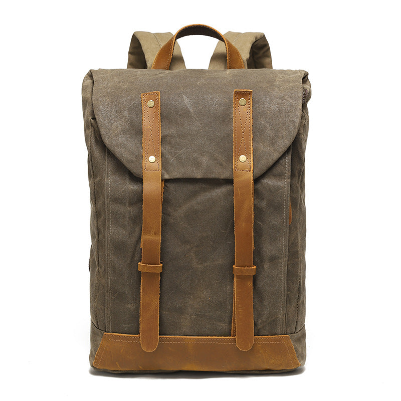 Outdoor Canvas Waterproof Sports Travel Sac à dos