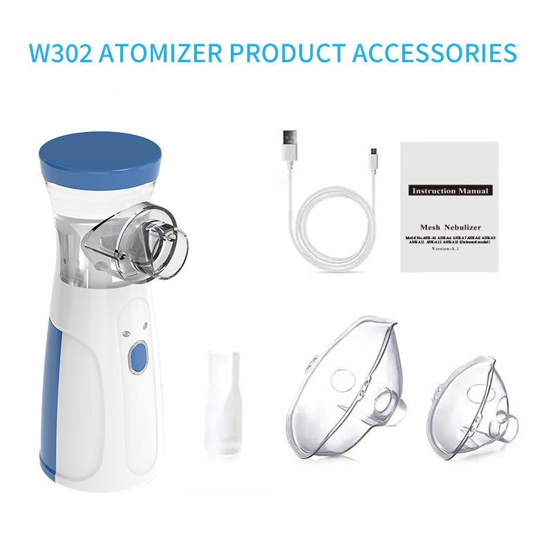 Commerce extérieur Ménage Portable Nebuliseur Micro-Mesh Comprimé Mute portatif Bilatéral B