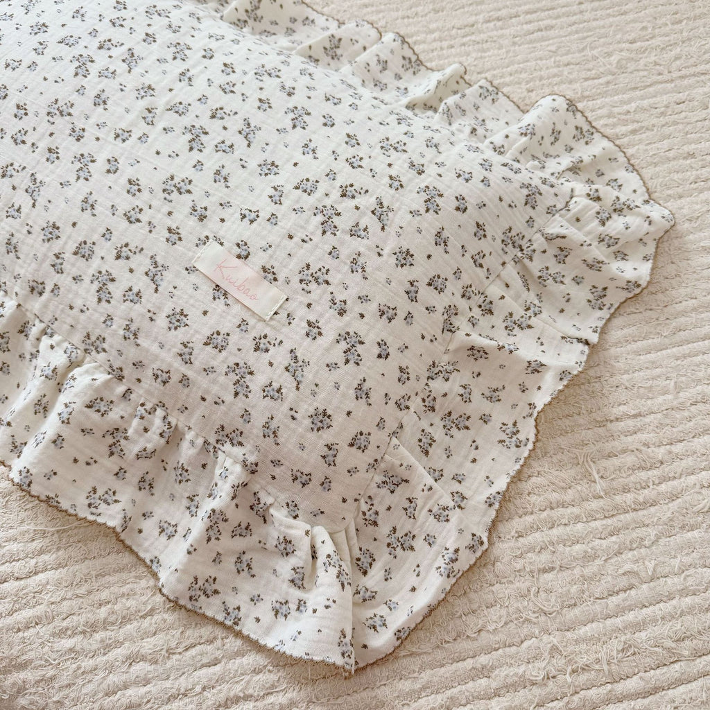 Coussin en coton floral de style coréen Gauze