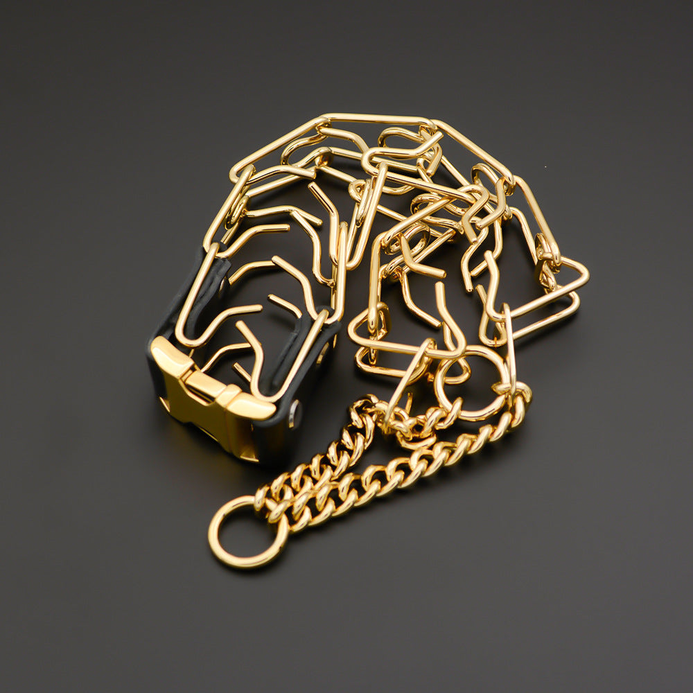 Collier de choc d'entraînement amovible en acier inoxydable