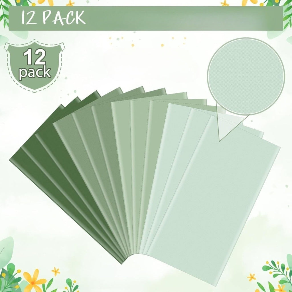 Ensemble de 12 nappes