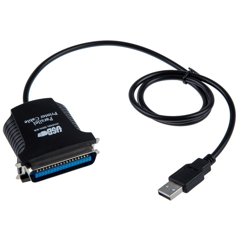 Câble USB vers l'imprimante de port parallèle ancienne