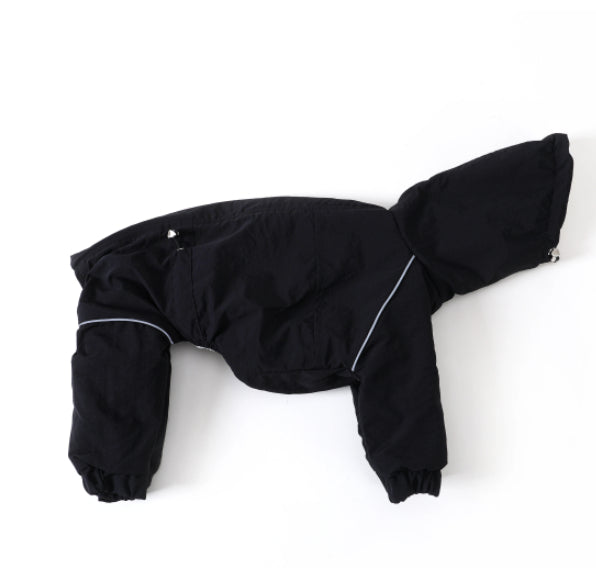Pet Windbreaker avec veste rembourrée en coton Zipper