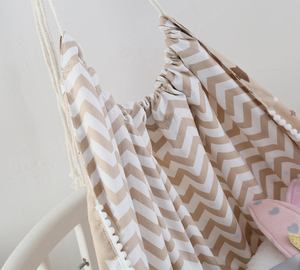 Panier de suspension extérieur pour enfants Hamac de dessin animé