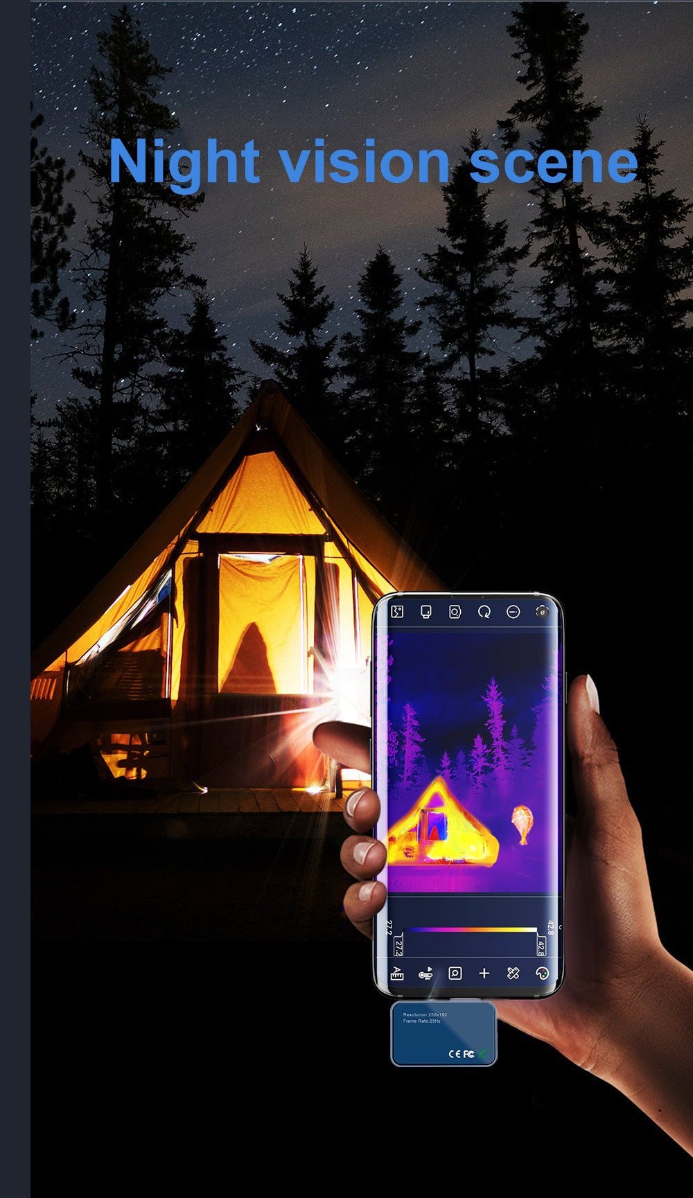 Rechargeable Android Thermal Imaging Camera