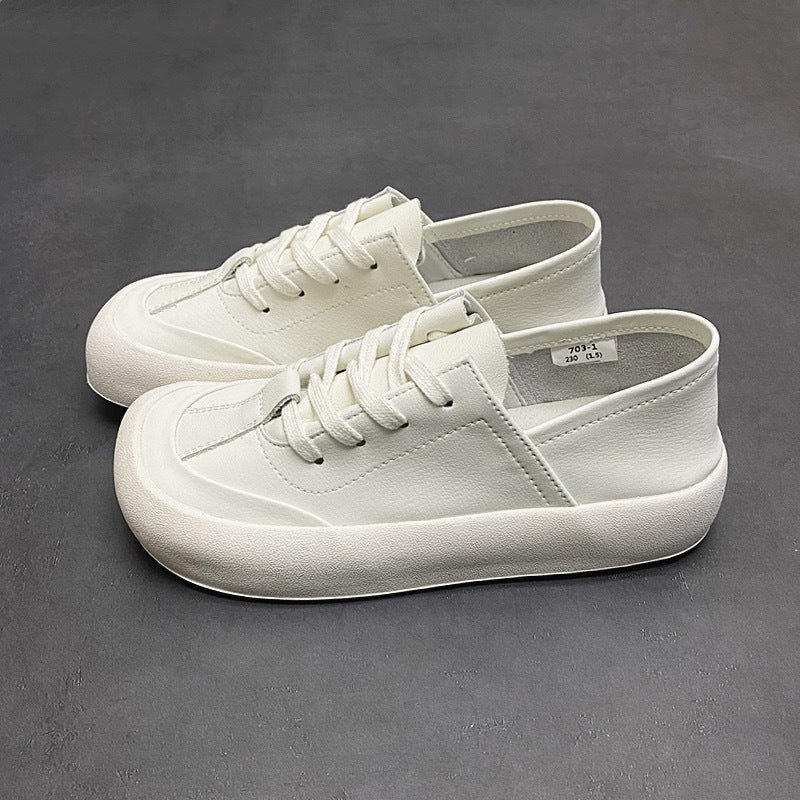 Respirant orteil carré Sneakers de surface douce