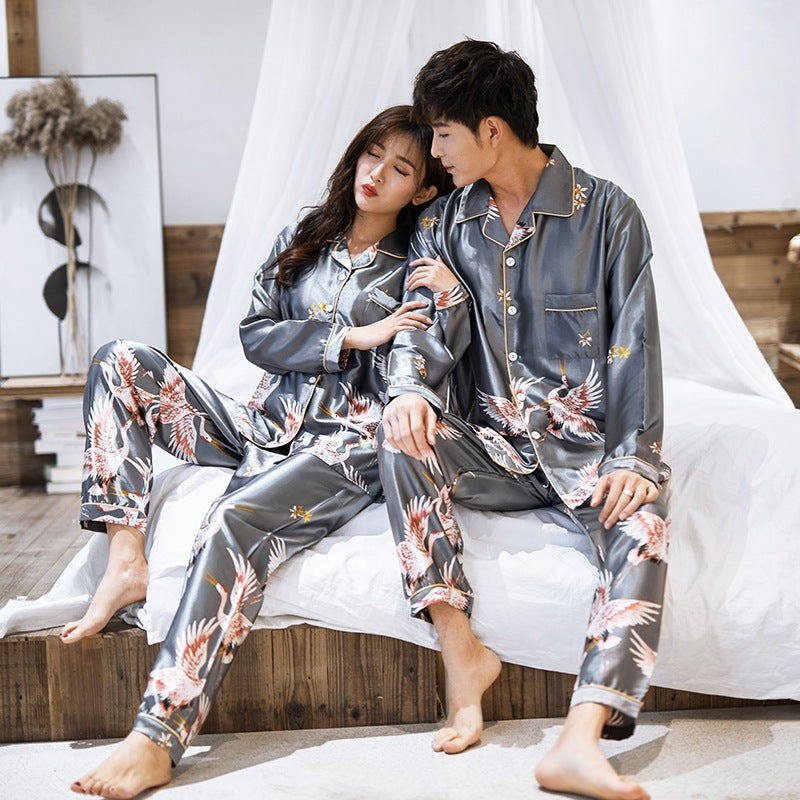Ensemble de pyjama à manches longues Casual Cardigan Unisex