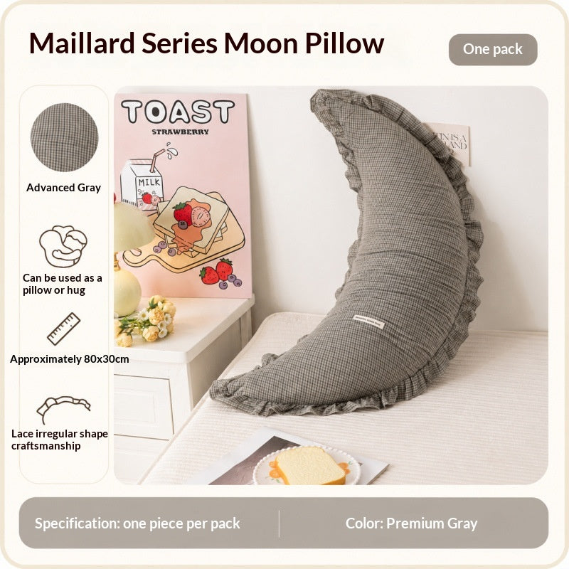 Coussin long et arrière en coton modèle Lune