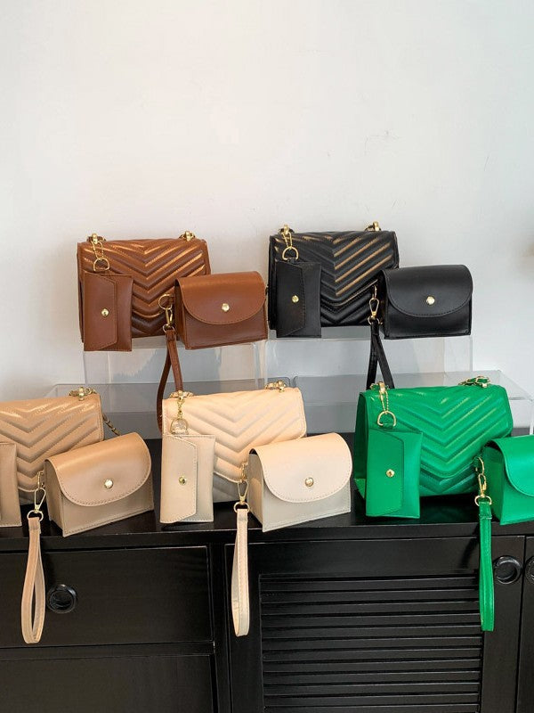 Femmes Couleur solide Versatile Sac élégant et élégant