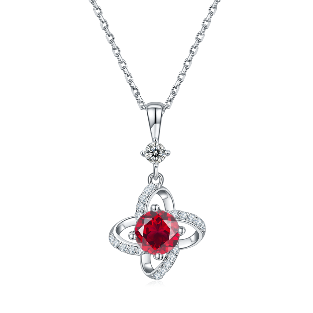 S925 Collier de trèfle en argent Sterling
