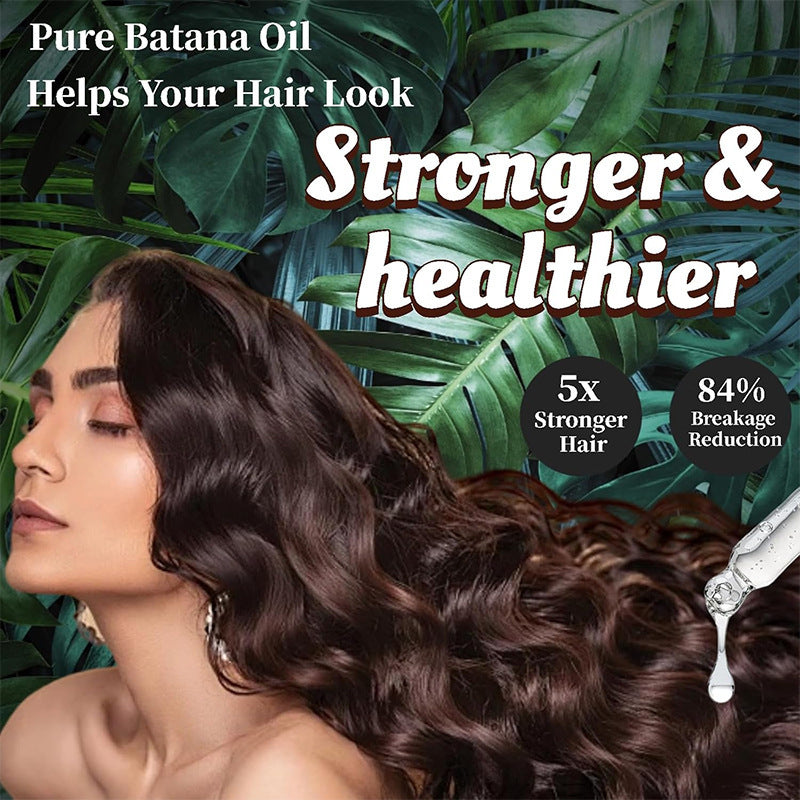 Huile de bathana tonique pour les cheveux pour la perte dense anti-hair